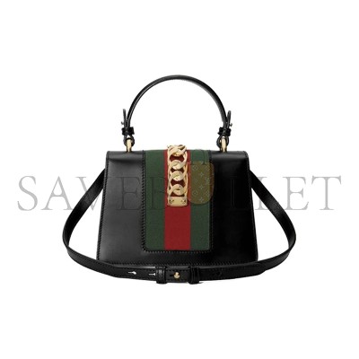 GUCCI SYLVIE MINI TOP HANDLE BAG 470270 (20*14*8cm) GUCCI SYLVIE MINI TOP HANDLE BAG 470270 (20*14*8cm)